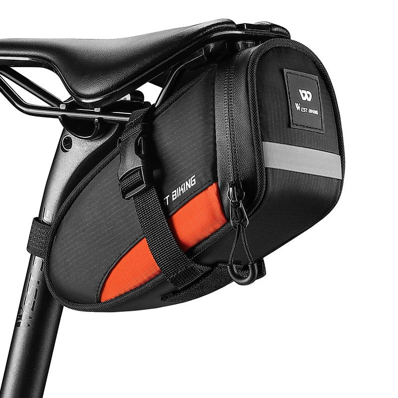WEST BIKING YP0707363 Outdoor Bicycle Tail Bag 1.2L Waterproof Bicycle Saddle Bag WEST BIKING YP0707363 Outdoor Bicycle Tail Bag 1.2L Waterproof Bicycle Saddle Bag